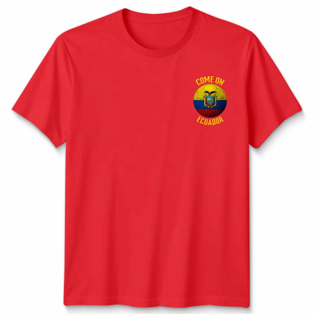 Come On Ecuador Football Unisex Kids T-Shirt Country Pride Soccer Tee #WC