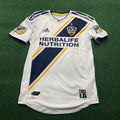 Vintage LA Galaxy Soccer Jersey Shirt Mens S White Adidas Herbalife 2018