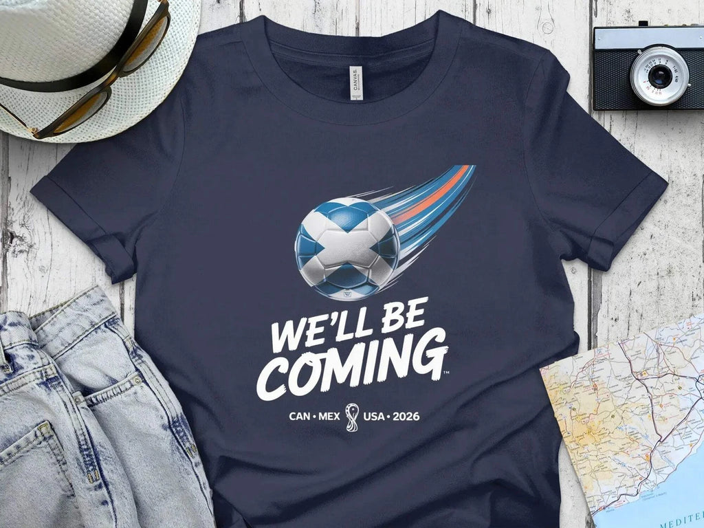 Scotland Football 2026 Celebration We're Coming T-Shirt