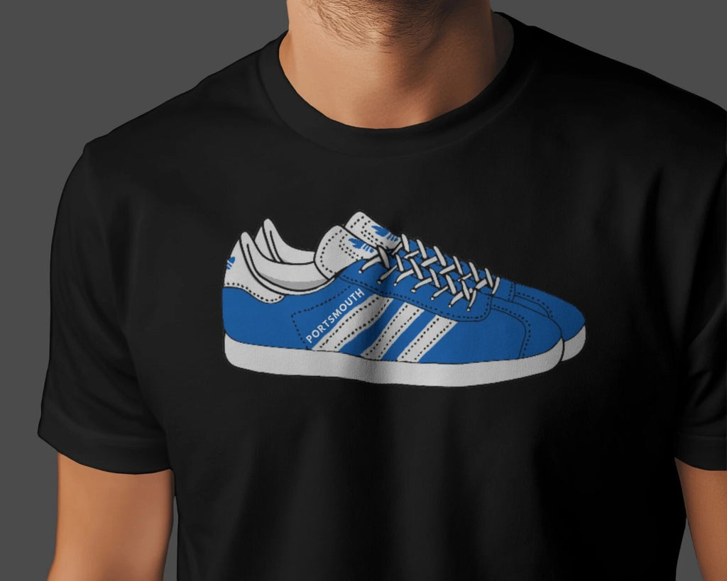 PORTSMOUTH Gazelle T-Shirt | Fratton Park Hampshire 6.57 Skull Patrol