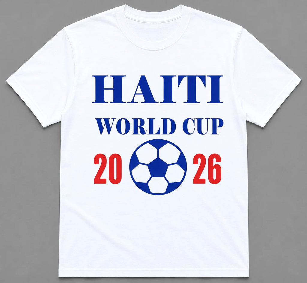 Haiti World Cup 2026 T-Shirt Haitian Soccer - HAITI T-SHIRT