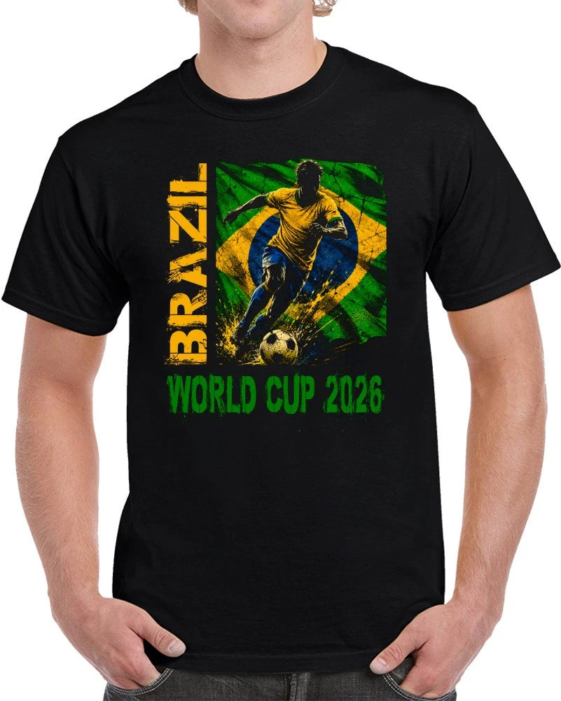 Brazil World Cup 2026 Soccer gift Brasilio Futebol Football T Shirt