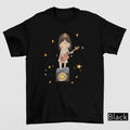 Yoshitomo Nara Guitar Girl Shirt Gildan 5000 Coquette Japan Aesthetic Tee 5XL