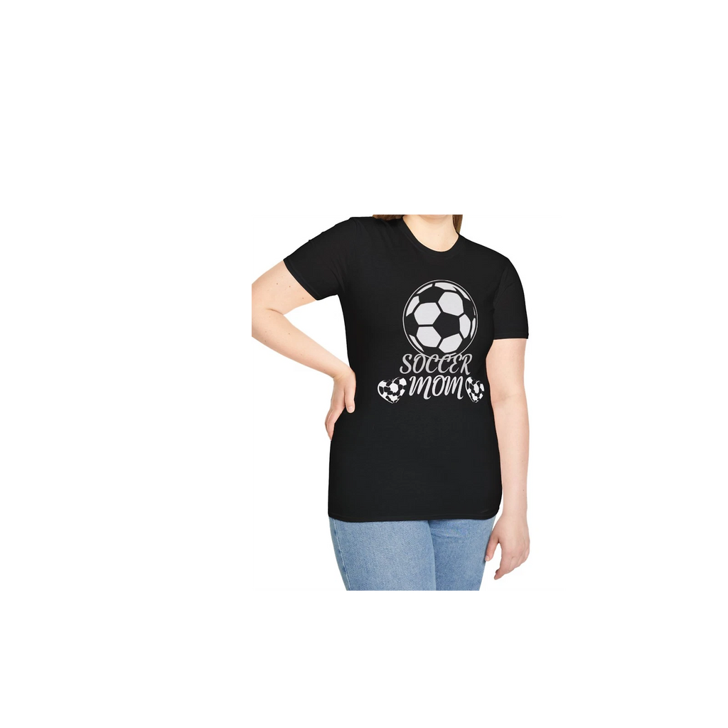 Soccer Mom T-Shirt Sportswear for Moms Comfortable Tee Gift for Mothers Unisex