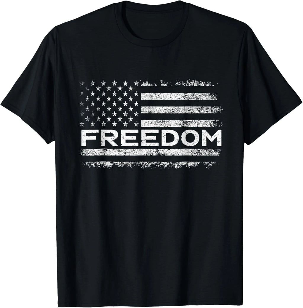 Political Flag American Design Freedom Political Unisex T-Shirt
