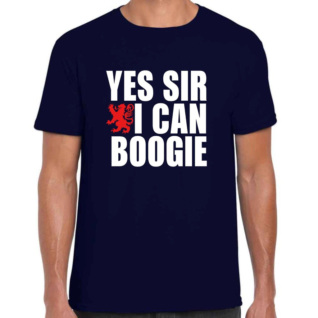 Yes Sir I Can Boogie Scotland 2026 Football World Cup Navy T-shirt/Tee