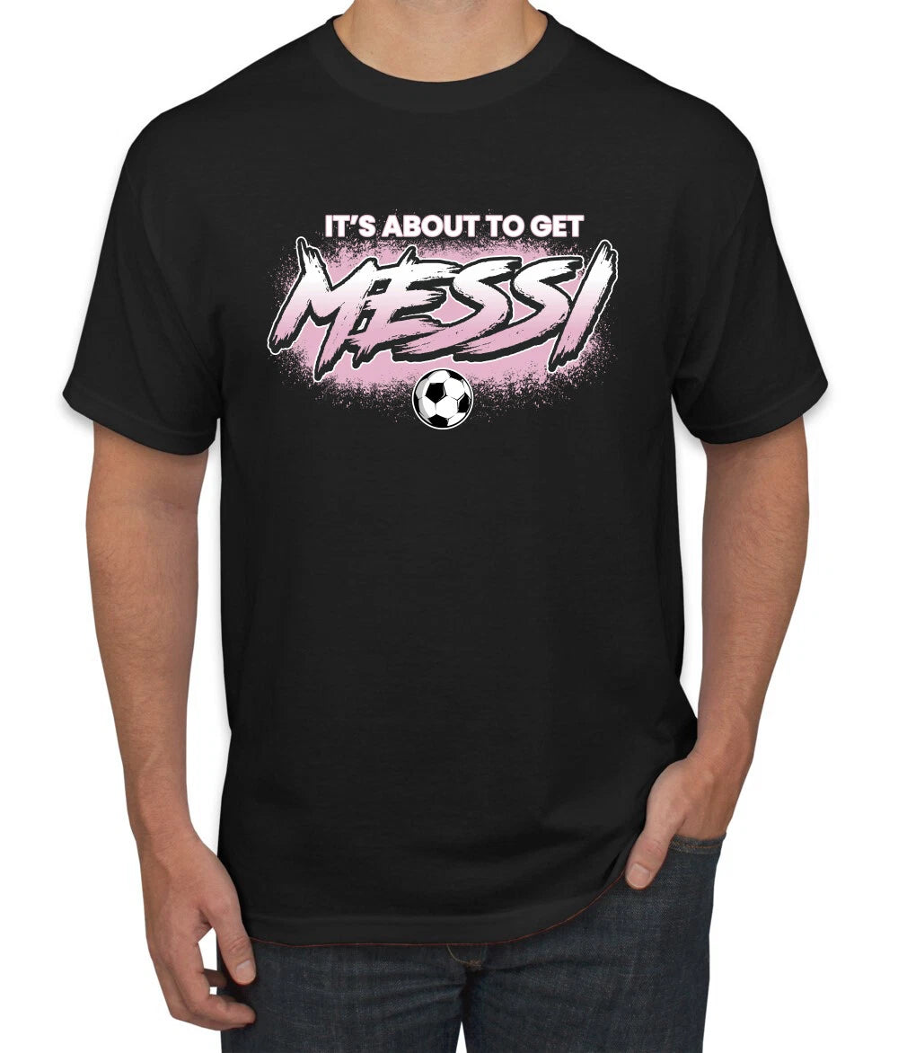 Its About To Get Miami Soccer GOAT Sports Men TShirt