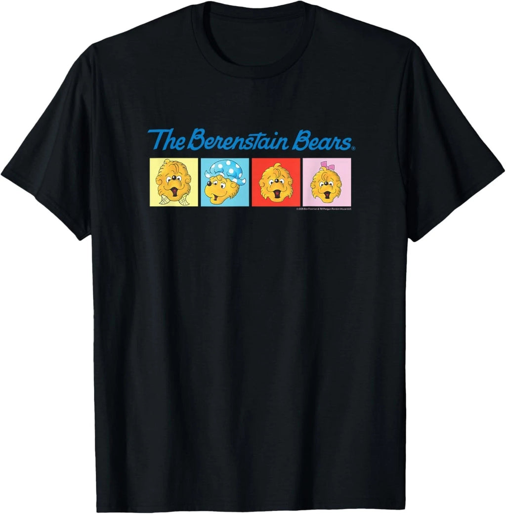 The Berenstain Bears Pop Art Characters Vintage Book T-Shirt