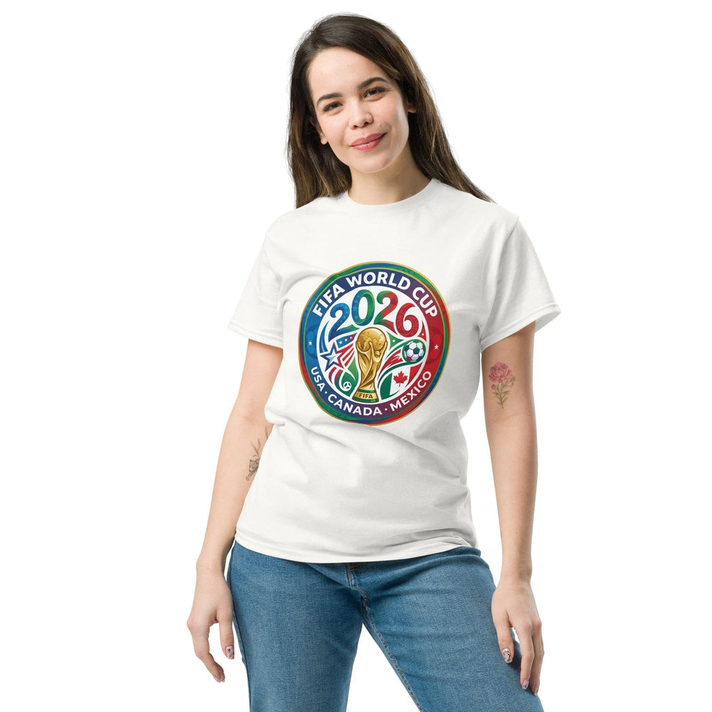 World Cup 2026 USA Canada Mexico soccer football women T shirt
