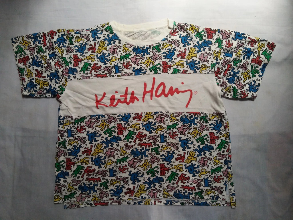 Keith Haring Fullprint Pop Shop Art T Shirt Basquiat Andy Warhol