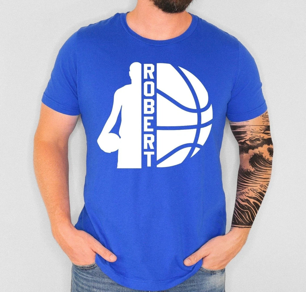 Personalised Basketball Shirt Custom Name Sports Tee Team Gift Xmas Presents Top
