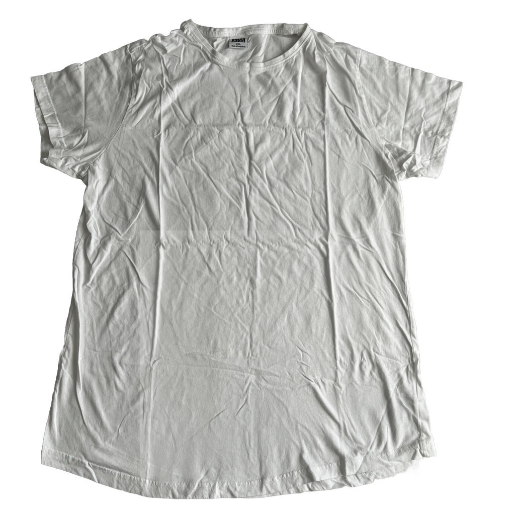 Urban Classics Men's Oversized Long T-Shirt Size 3XL Heavy Wide Cut White
