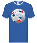 Country Football Panama Ball - Mens Ringer - Team Fan Soccer Footie Love