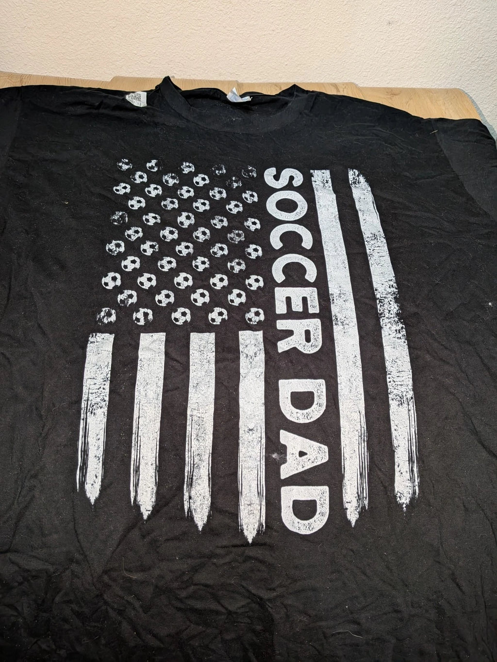 Soccer dad 3xl black shirt