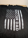 Soccer dad 3xl black shirt