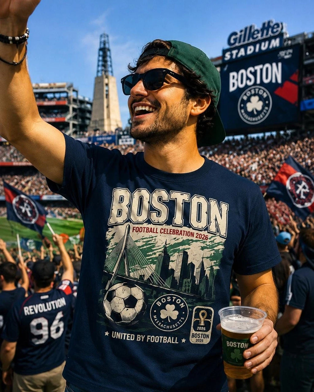 Boston 2026 Soccer Shirt,Boston Football Fan Tee,Football Inspired World Cup Tee