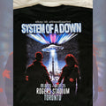 2025 System Of A Down Tour Deftones Shirt X-Large Rogers Stadium Toronto Canada