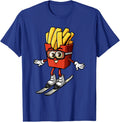 Funny French Fry Ski Instructor Potato Humor Unisex T-Shirt