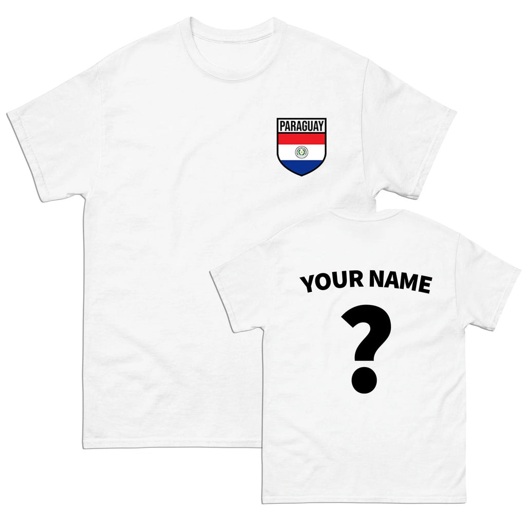 Paraguay Badge football T Shirt,Personalised football Tee,Custom Name Number Top