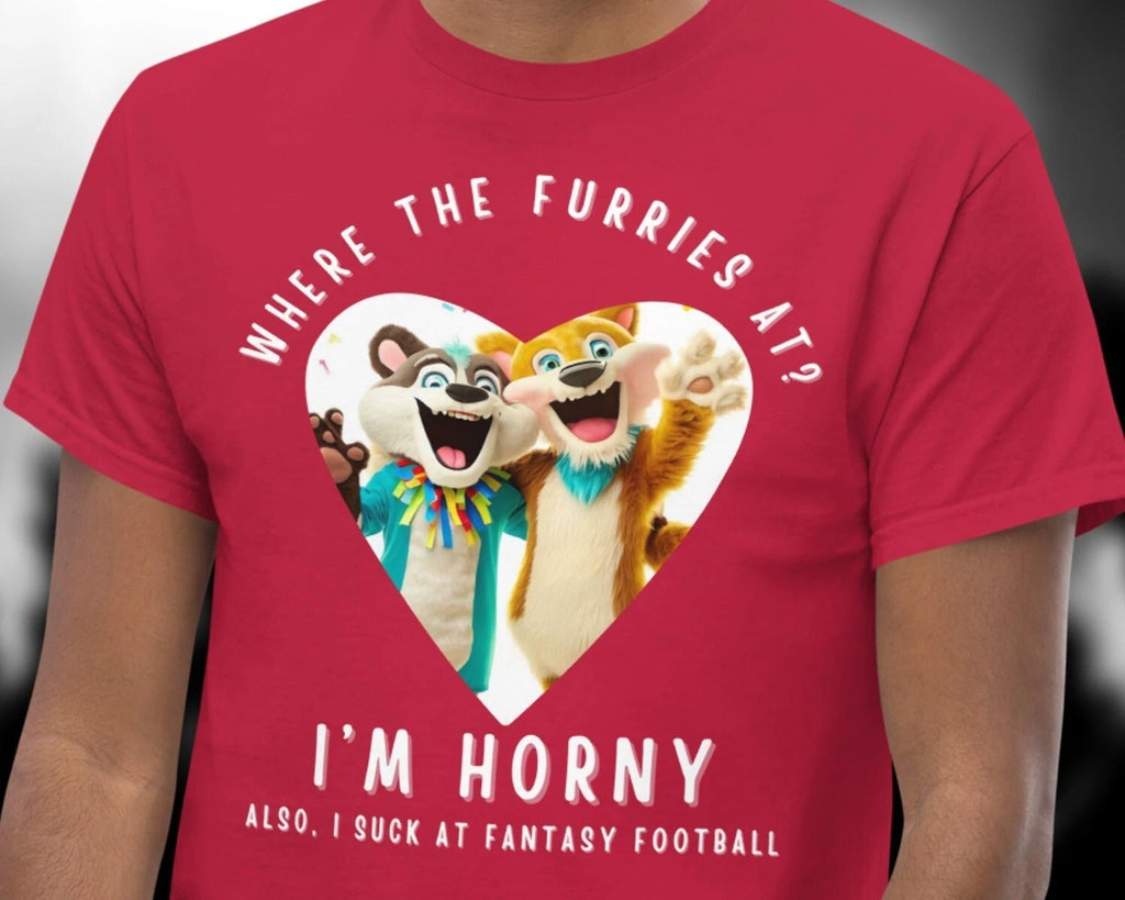 Funny Fantasy Football Shirt Fantasy Football Punishment Furries Tee