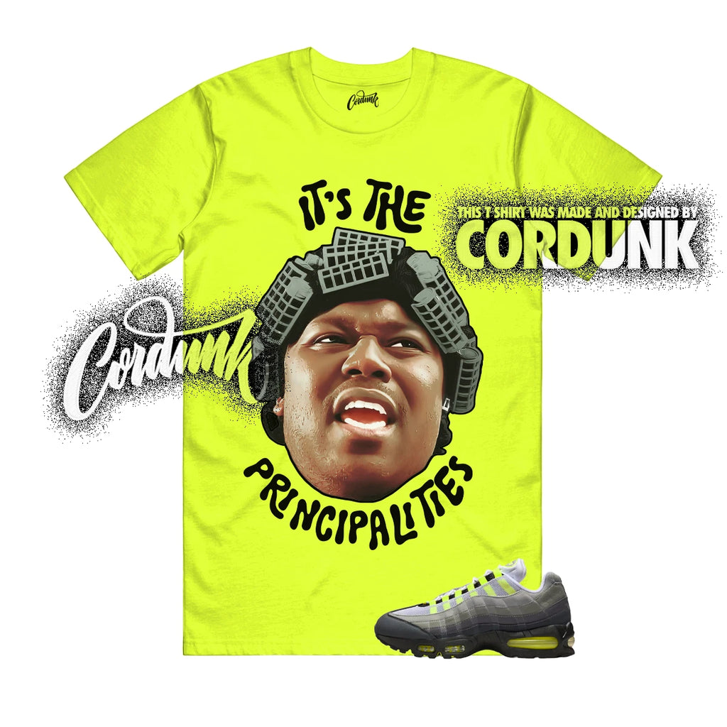 Air Max 95 Big Bubble Neon Yellow Black Cool Grey OG 2026 T Shirt Match ITP