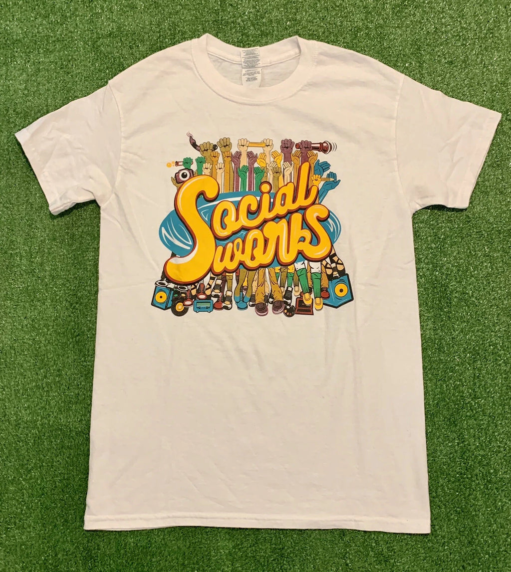Social Works Inspire Creativity T-shirt. Size Small. Good condition