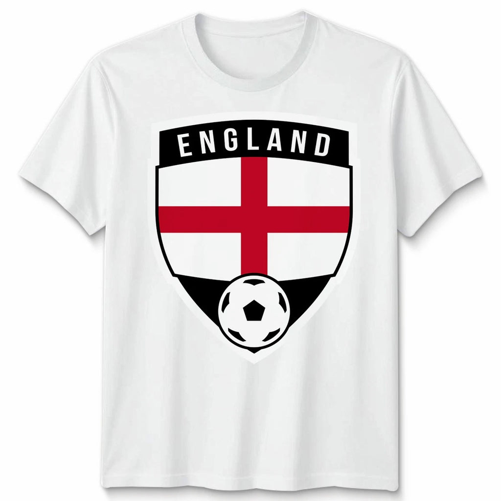 England Crest Unisex T Shirt Men Women Football Matchday Supporter Fan Gift Tee