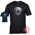 Crow and the Moon t-shirt art festival grunge y2k Gothic