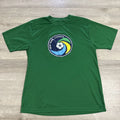 New York Cosmos Soccer Shirt Men's Green Heroes Night 2015 Tee Large