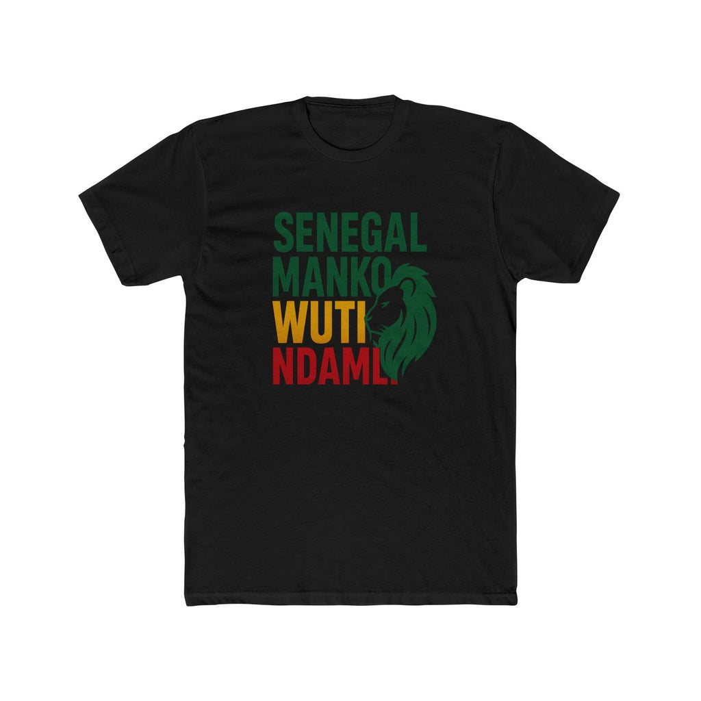 Senegal Soccer Fan Manko Wuti Ndamli T-Shirt | Senegalese Lions Jersey Tee
