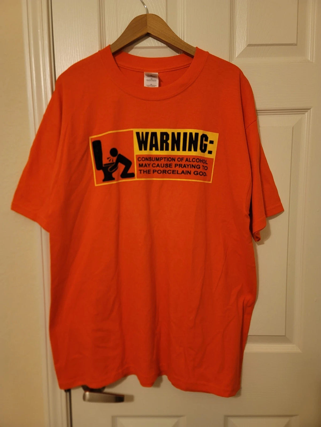 Y2K Orange Tshirt For Fun Size XL