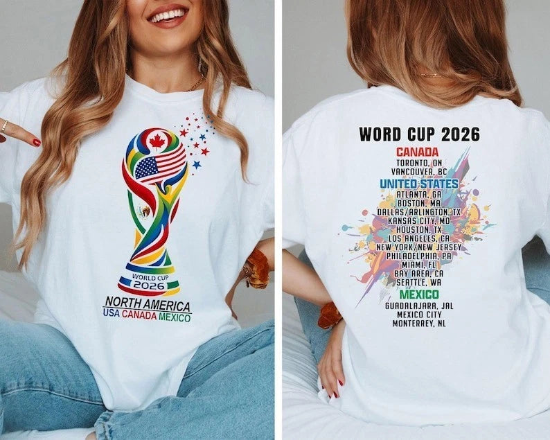 World Cup 2026 Shirt, 2026 World Cup Soccer T-Shirt, Soccer Fan Gift
