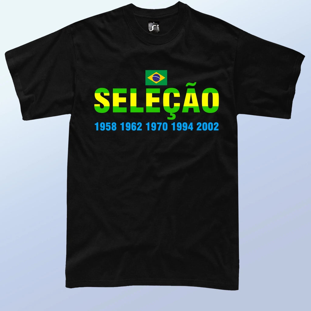 Brazil Soccer Shirt, Seleção T-Shirt, Brazil Football Fan Tee , neymar jr + kids