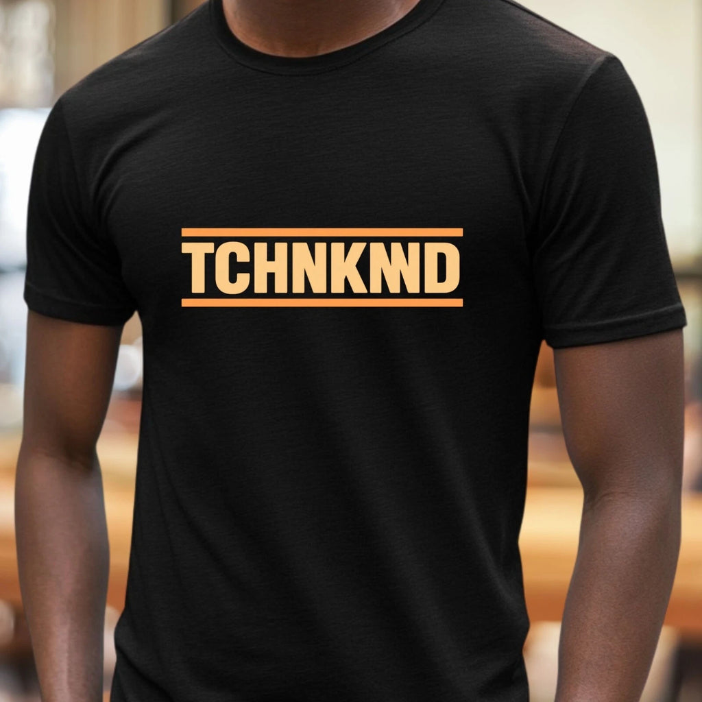 Mens T-Shirt tchnknd technokind Motif Cotton Size XS to 5XL