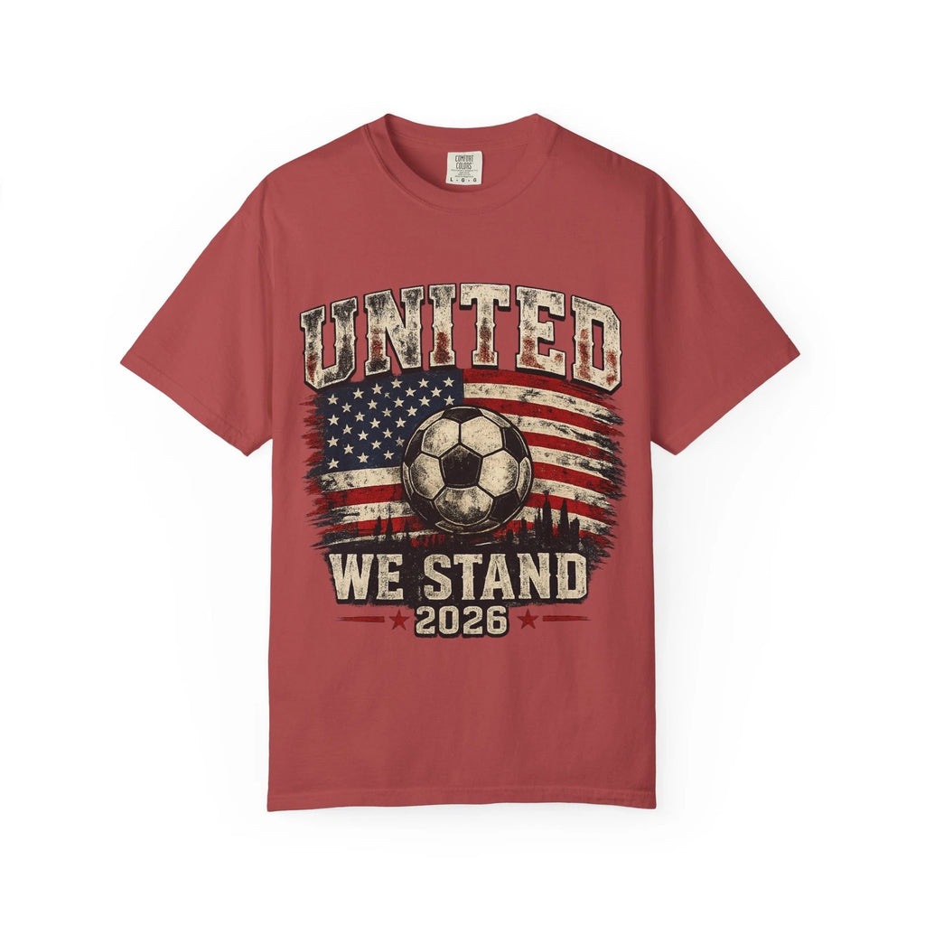 United We Stand Soccer T-Shirt | American Flag 2026