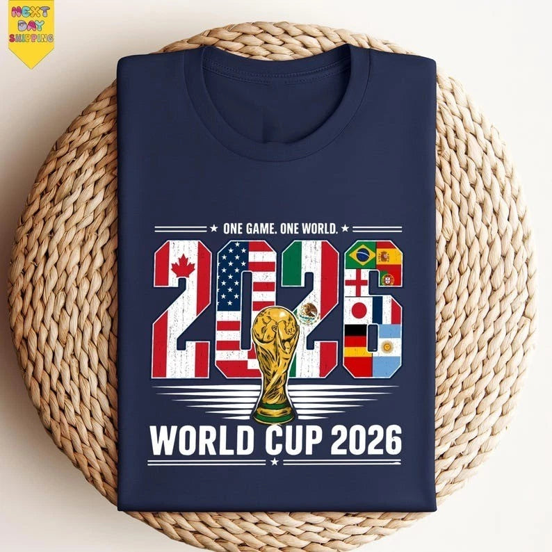 World Cup 2026 Soccer Graphic Tee, Football Graphic Tee