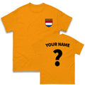 Netherland football Badge T Shirt,Personalised Netherland Tee,Custom Name Number