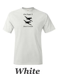 Go fast don't crash RC Pylon racing T shirt. Great RC pilot Gag gift.