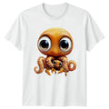 Cute Octopus And Crab T-Shirt Ocean Life Marine Animal Birthday Gift For Him Her