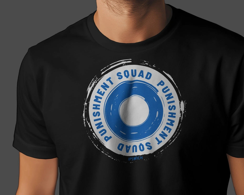 PUNISHMENT SQUAD Roundel T Shirt | Ipswich Hooligans Tractor Boys Portman Road