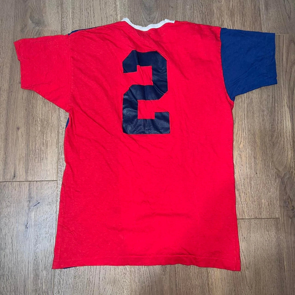 RARE Vtg 70s 80s Rochester Lancers Champion Soccer Practice Jersey L NASL READ