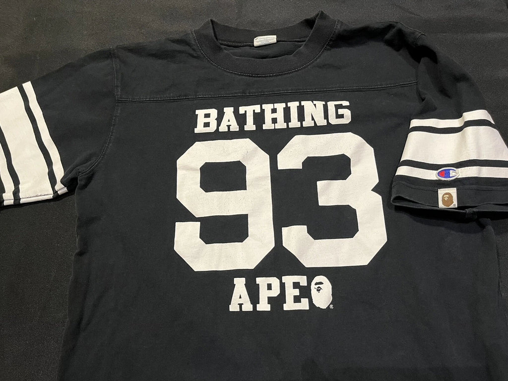 BAPE BATHING APE X CHAMPION 93 COLLABORATION SHIRT RARE TSHIRT L LARGE AUTHENTIC