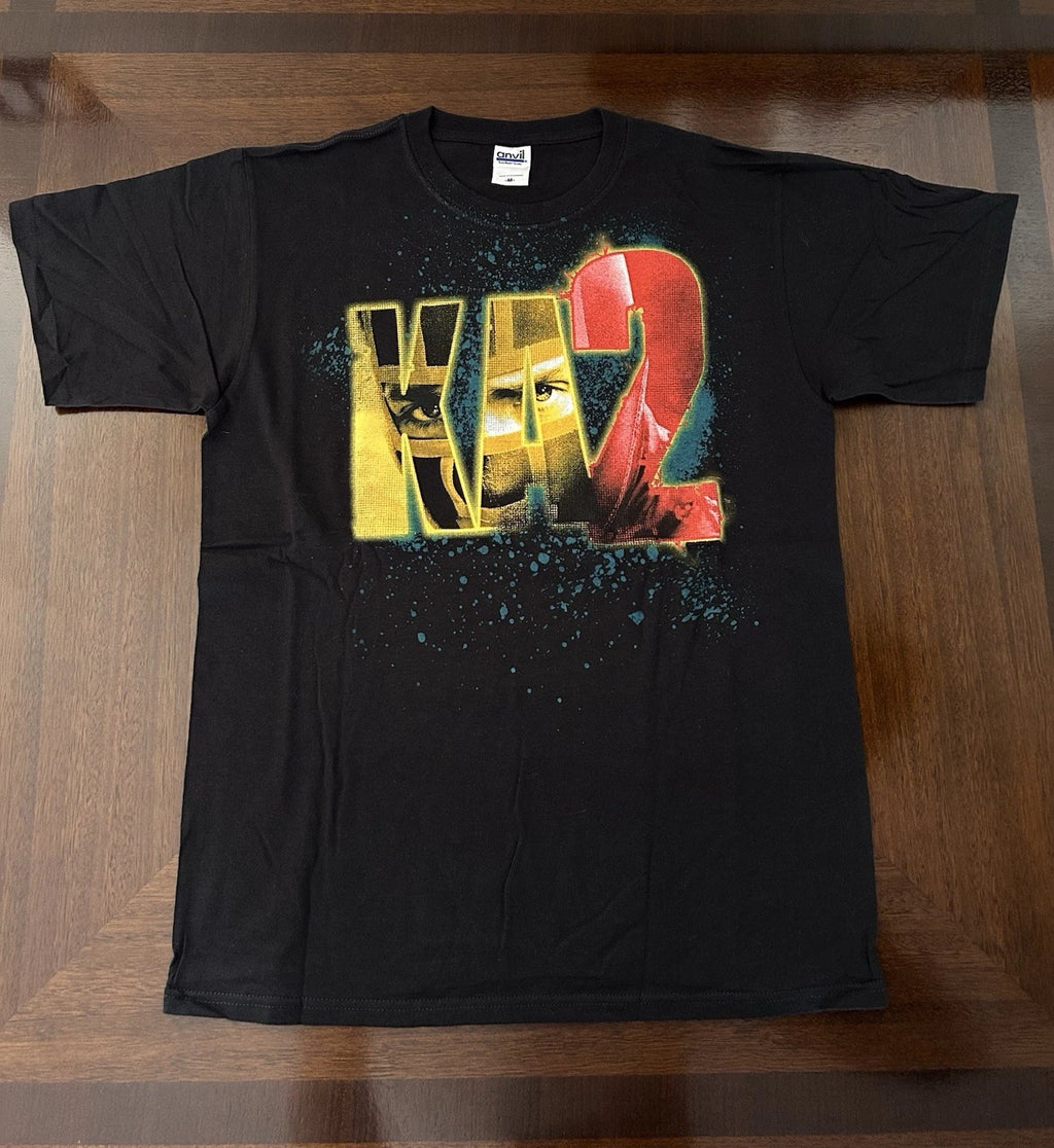 Kick Ass 2 T-Shirt (KA 2 Logo) Movie Promo Tee Anvil Tag Black Adult Size Medium