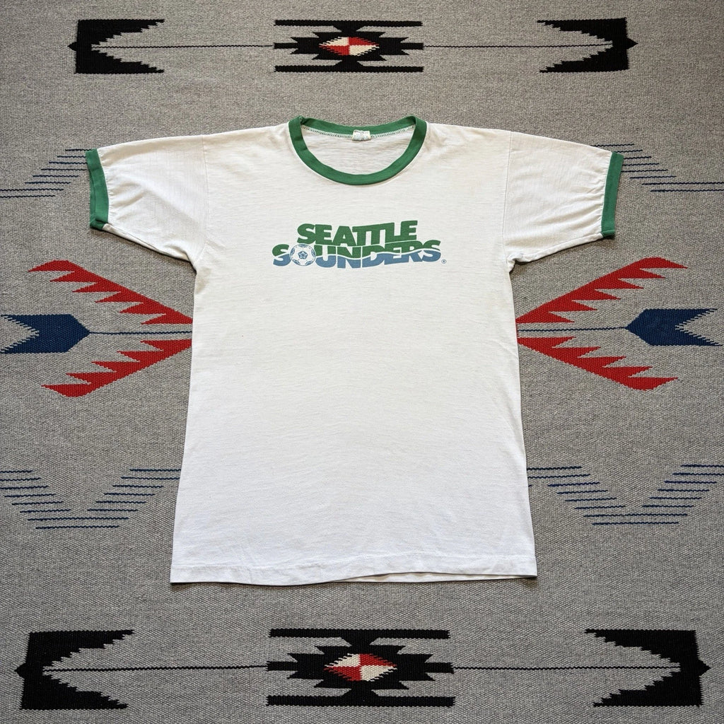 Vintage Seattle Sounders FC Men's Medium 70s Champion Shirt Soccer