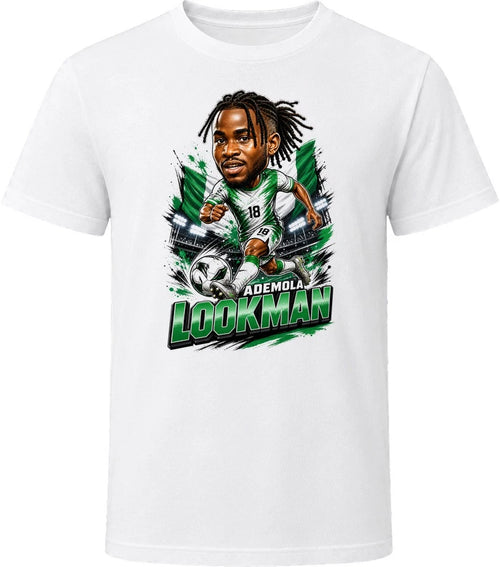 Ademola Lookman, Nigeria Caricature Soccer 2026 T Shirt