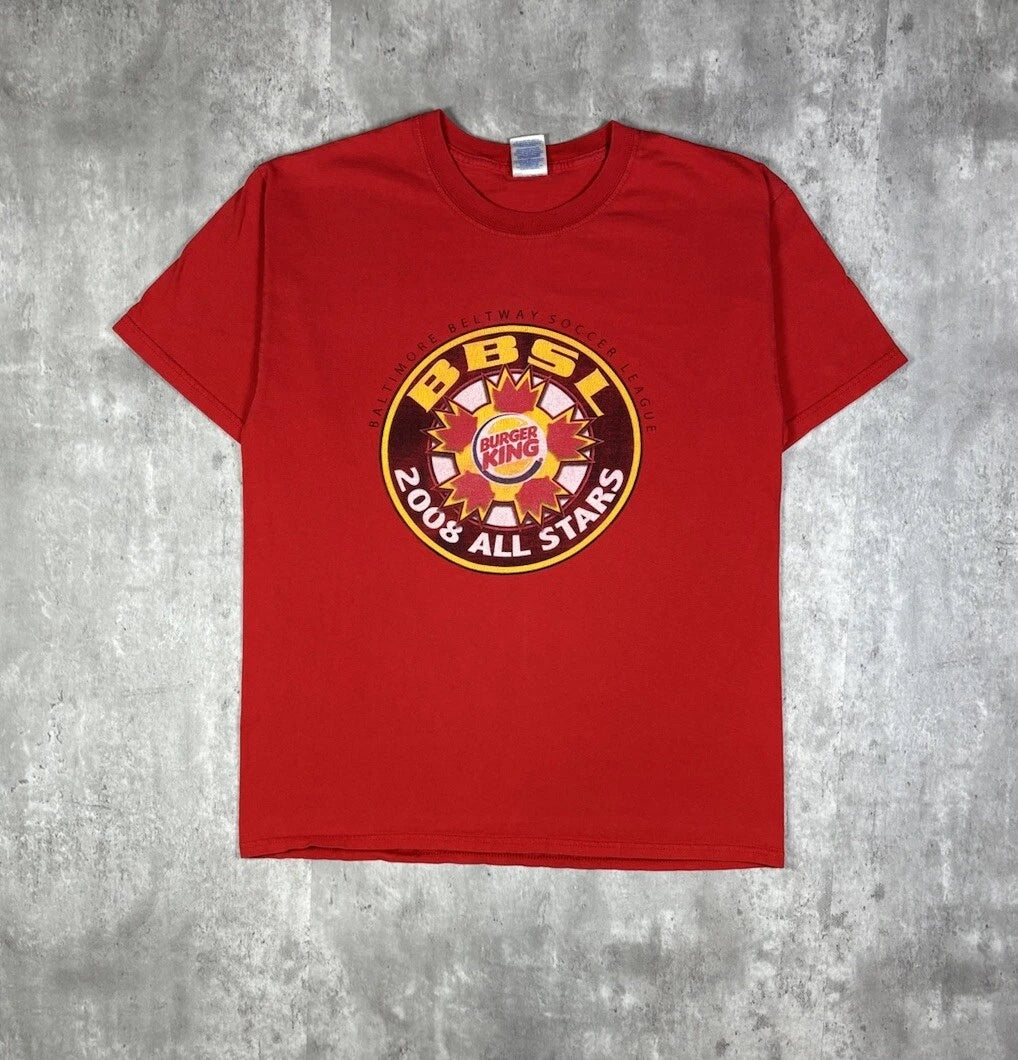 Vintage Y2K Soccer Tee size L