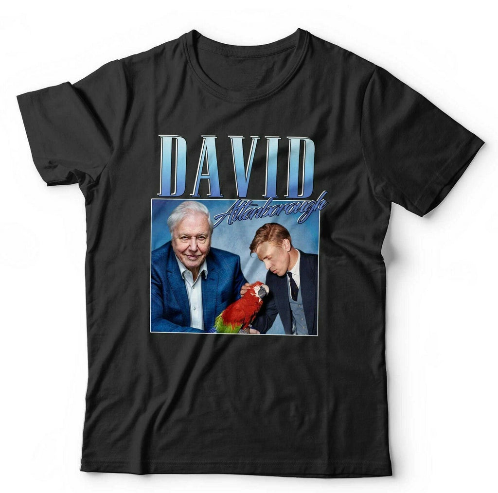 David Attenborough Tshirt Appreciation Unisex Homage Throwback Wildlife