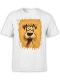 FANTUCCI Scruffy Surprise T-Shirt | Funny Cartoon Dog Tee | Unisex