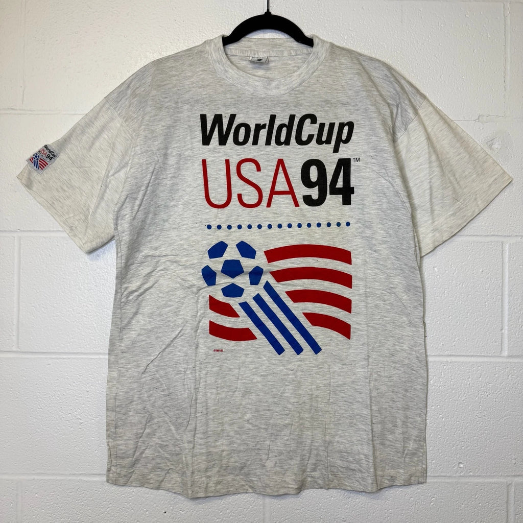 Vintage World Cup USA 90s T-Shirt 1994 FIFA Soccer Futbol Sz XL TEAM USA
