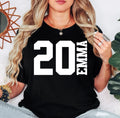 Personalised Sports Shirt Custom Name Varsity Number Tee Team Xmas Presents Tops
